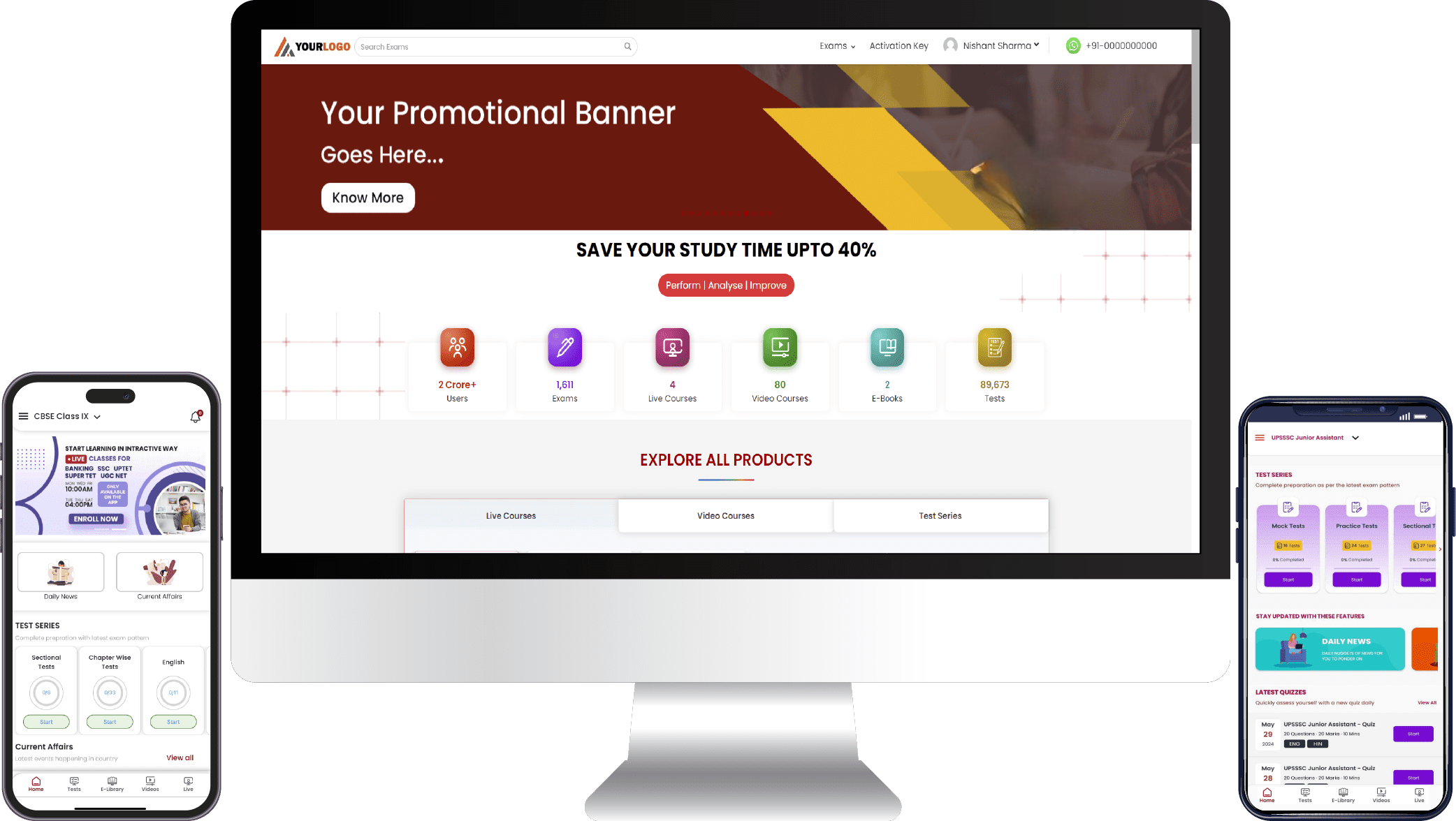 Jain Classes single feature